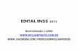 EDITAL INSS 2015 - static.eventials.com · EDITAL INSS 2015 Destrinchando o edital  WWW. FACEBOOK.COM/PROFESSORWILLIANPRATES