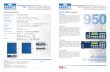High Frequency Single Sideband 950 HF SSB transceiver 950 TRANSCEIVER BROCHURE.pdf · The Barrett 950 transceiver is a state of the art, 125 Watt HF transceiver designed specifically