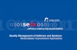 Quality Management of Software and Systemsagde.informatik.uni-kl.de/teaching/qmss/ws2013/material/slides/... · •CMMI (Successor of CMM) •ISO/IEC 15504 (SPICE) •ITIL •CoBIT