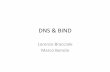 DNS & BIND - stud.netgroup.uniroma2.itstud.netgroup.uniroma2.it/cgrl/2015/slides/dns.pdf · Before DNS… • Try to put in /etc/hosts: – 63.135.91.11 facebook.com • Ineﬃciencies: