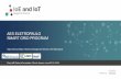 AES ELETROPAULO SMART GRID PROGRAM · Projeto Estruturante Demonstrativo de Redes Inteligentes ... • Telecom (AMI + Wimax) • Prototype Meter with RF+PLC • Smart meter installation