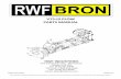 V75-III PLOW PARTS MANUAL - bronrwf.combronrwf.com/pdfs/parts/V75-III PLOW PARTS MANUAL.pdf · GENERIC PARTS MANUAL JANUARY 2015 The information contained in RWF Bron parts and operator’s