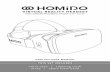 VIRTUAL REALITY HEADSET - Homido Newsnews.homido.com/wp-content/uploads/2017/02/HomidoV2-user-manual-9... · VIRTUAL REALITY HEADSET ... Es ist möglich, 3D-Filme über das SBS-Format