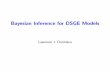 Bayesian Inference for DSGE Models - Northwestern Universityfaculty.wcas.northwestern.edu/~lchrist/course/Armenia_2017/... · Bayesian inference is about describing the mapping from