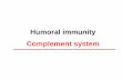 Humoral immunity Complement system - KSU Facultyfac.ksu.edu.sa/sites/default/files/8_complement_system_0.pdf · Factor (DAF) which prevents binding of factor Bb to C3b. DAF also disassociates