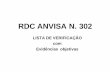 RDC ANVISA N. 302 - interesseasaude.xpg.com.br · RDC/ANVISA nº 50, de 21/02/2002, suas atualizações, ou outro instrumento legal que venha substituí-la.