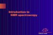 Introduction to NMR spectroscopy - ch.embnet.org · spectroscopy imaging solid ... Positioning of two helices relative to each other. NMR assignment