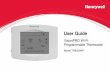 69-2734-01 - TH8320WF Wi-Fi Touchscreen Programmable ... · Honeywell Wi-Fi touchscreen programmable thermostat. When registered to Honeywell’s Total Connect Comfort Solutions,