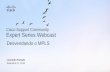 Cisco Support Community Expert Series Webcast · protocolos para realizar a troca de informações sobre labels. ... Layer-3 VPN Layer-2 VPN MPLS TE MPLS OAM, QoS Enterprise • Fusões