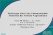 Multilayer Thin-Film Thermoelectric Materials for Vehicle ... · Multilayer Thin Film Thermoelectric Materials for Vehicle Applications Multilayer Thin Film Thermoelectric Materials