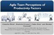 Agile Team Perceptions of Productivity Factors · Agile Team Perceptions of Productivity Factors! Claudia Melo1, Daniela Cruzes2, Fabio Kon1 and Reidar Conradi2! 1Department of Computer