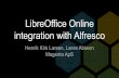 LibreOffice Online integration with Alfresco - BeeCon 2017beecon.buzz/2017/assets/files/FE05/LibreOffice Online integration... · The user that is used to build LibreOffice is given