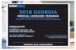 CONTINUING MEDICAL EDUCATION 2018 GEORGIA - … Georgia Medical Licensure... · ii Visit GA.CME.EDU, select NETPASS to begin. Dear Georgia Medical Professionals, InforMed is pleased