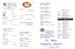 Minister’s Schedule - stmarywakeman.org  · Web viewGathered as a family of faith in Christ Jesus, strengthened by His Word and Sacraments, we will set a living example of our