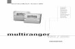Sensors: Siemens Milltronics Multiranger 100/200 Quick ... · Sensors: Siemens Milltronics Multiranger 100/200 Quick Start Manual - October 2003 ...