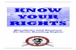 KNOW YOUR RIGHTS - metisportals.ca · ∞Manitoba Metis Federation Inc. ∞ These workshops are also intended to get further instruction from the Métis regarding the direction you