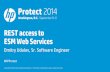 REST access to ESM Web Services - Hewlett Packard Enterprise · 3 © Copyright 2014 Hewlett-Packard Development Company, L.P. The information contained herein is subject to change