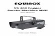 VS 400 Fogger Smoke Machine MKII - Prolight · VS 400 Fogger Smoke Machine Use anual 3 Product overview & technical specifications This compact smoke machine is ideal for house …