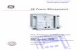 GE Power Management · GE Power Management MIC series 1000 Instrucciones GEK 98831C Relés Modulares de Sobreintensidad basados en Micro-procesador