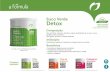 Suco Verde Detox Beba gelado Solúvel - aformulabr.com.br · Indicação Composição Benefícios Rico em fibras, minerais, vitaminas, polpas desidratadas de cenoura, couve, gengibre,