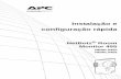 Instalação e configuração rápida - - APC USA · Manual de configuração rápida e instalação do 455 da ... Parafusos da chapa de metal de 19 mm ... Cabo de alimentação tipo