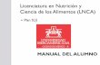 Licenciatura en Nutrición y Ciencia de los Alimentossaludnutricion.ibero.mx/recursos/Manual LNCA 200217 Abreviado.pdf · Como alumno de la IBERO, es importante que ... Implementar