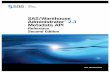 SAS/Warehouse Admni si trator Metadata APIsupport.sas.com/documentation/cdl/en/wamapi/58975/PDF/default/... · Contents Chapter 1 Introduction to the Metadata API 1 Changes and Enhancements