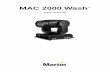 MAC 2000 WashTM - carlosmendoza.com.mx · The MAC 2000 Wash is a 1200 Watt moving head wash light that provides CMY color mixing, color correction (CTC), two color wheels (each with