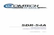 SDR-54A Satellite Demodulator - Comtech EF .SDR-54A satellite demodulator. This is a technical document