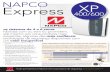 NAPCO XP Express - napcosecurity.comnapcosecurity.com/media/pdfs/a381aport_expressspec.pdf · • GEM-KEYF keyfob sem fio para pendente de alarme (chaveiro e corrente para o pescoço