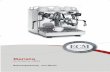 Bedienungsanleitung der ECM Barista Espressomaschine · Liebe Kundin, lieber Kunde mit der BARISTA haben Sie eine Espresso-Kaffeemaschine der absoluten Spitzenklasse erworben. Wir