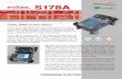 S178A Hand-Held Core-Alignment Fusion Splicer Fitel s178a.pdf · The FITEL S178A Hand-Held Core-Alignment Fusion Splicer is the latest, state-of-the-art addition to the S17x series