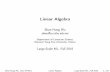 Linear Algebra - GitHub Pages · Linear Algebra Shan-Hung Wu shwu@cs.nthu.edu.tw Department of Computer Science, National Tsing Hua University, Taiwan Large-Scale ML, Fall 2016 Shan-Hung