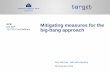 DG-MIP T2-T2S Consolidation big-bang approach · Mitigating measures for the big-bang approach Joint AMI-Pay - AMI-SeCo Meeting 20 November 2018 ECB DG-MIP T2-T2S Consolidation ECB-PUBLIC