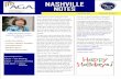 NASHVILLE NOTES 2016.pdf · NASHVILLE NOTES Angela McElrath ... $100 Prize in our local recruiting competition to spon- ... ville to help you prepare for the GFM exam? ontact