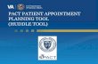 PACT PATIENT APPOINTMENT PLANNING TOOL (HUDDLE ... · 986 F 16 Primary Care Team Unassigt eactions Call Schedules - All Services Call Schedule - Surgery Clinical Guidelines Morning
