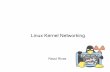 Linux Kernel Networking - Matthew Caesarcaesar.web.engr.illinois.edu/.../raoul_kernel_slides.pdf · 2018-07-10 · Outline User Space and Kernel Space Running Context in the Kernel