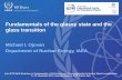 Fundamentals of the glassy state and the glass transitionindico.ictp.it/event/8002/session/40/contribution/289/material/... · 6 - 10 November 2017, Leonardo Building, ICTP, Trieste,