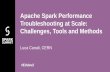 Apache Spark Performance Troubleshooting at Scale ...canali.web.cern.ch/canali/docs/Spark_Summit_2017EU_Performance... · Luca Canali, CERN Apache Spark Performance Troubleshooting