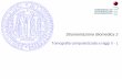 Strumentazione Biomedica 2 - DEIenrigri/Corsi/Strumbio2/6-CT1.pdf · Tomografia Assiale Computerizzata • Principio base: Radon 1917 (ricostruzione di un oggetto da sue proiezioni)