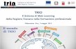 TRIO strumento a servizio della formazione professionale · Il Sistema di Web Learning della Regione Toscana nella formazione professionale Didamatica - Pisa , 7 maggio 2013 ... •
