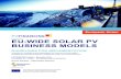 EU-WIDE SOLAR PV BUSINESS MODELS · eu-wide solar pv business models ... italia, creara, rescoop, ... crowdfunding 35 3.7. financing solar in combination with other technologies 37