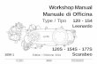 Workshop Manual Manuale di Officina - airgad.gr scooter engine 125.pdf · Manuale di Officina Type / Tipo 120 - 154 Leonardo 120S - 154S - 177S 1059 1 Edition / Edizione 2001 Scarabeo.