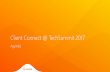 Client Connect @ TechSummit 2017 - Avanade · Client Connect @TechSummit 2017 ... Jennifer Ferrara, Suluh Lukoskie ... Artificial Intelligence and Microsoft’s Accelerated Cloud