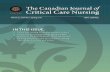 IN thIS ISSue - caccn.ca 2016.pdf · Volume 27, Number 1, Spring 2016 ISSN: 2368-8653 IN thIS ISSue: 11 Critical care nursing: Embedded complex systems 17 Continuous Renal Replacement