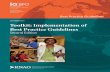 SEPTEMBER 2012 Toolkit: Implementation of Best Practice ... · The Toolkit was conceptualized and developed by the Toolkit Development Panel as a group. However, leadership on specific