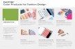 Color Products for Fashion Design - Pantone · Color Products for Fashion Design Cotton Passport Good, on-the-go All 2,310 Fashion, Home & Interiors colors in an easy-to-carry, accordion