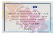 to 1° CIRCOLO DIDATTICO E. DE AMICIS TRANI BT · European Commission The European Commission presents this Certificate of Excellence in Coding Literacy in recognition of the participation