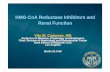 HMGHMG--CoA Reductase Inhibitors and CoA Reductase ... · HMGHMG--CoA Reductase Inhibitors and CoA Reductase Inhibitors and Renal Function Vito M. Campese, MD 1 ... –– Proteinuria