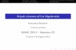 Atiyah classes of Lie Algebroids - Userpage < ZEDATuserpage.fu-berlin.de/~aschmitt/Bottacin.pdf · Atiyah classes of Lie Algebroids Francesco Bottacin University of Padova ISAAC 2013